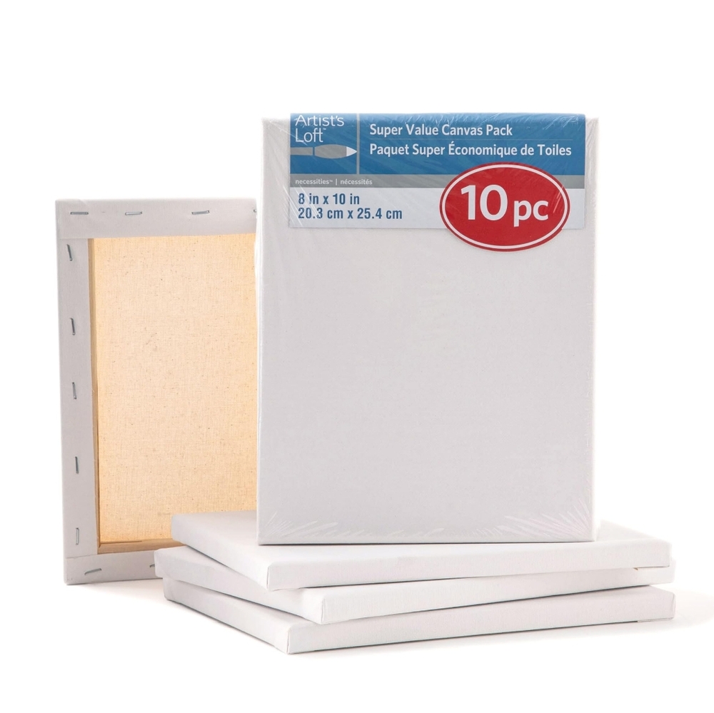 NWT Artist's Loft Canvas 8x10 Pack 10pc
